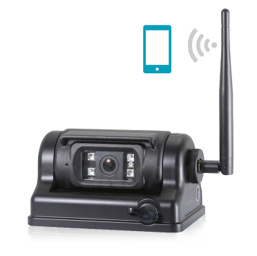 高清車(chē)載無(wú)線wifi倒車(chē)影像攝像頭內(nèi)置可充電電池