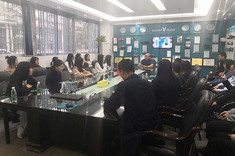 敏視順利開展廣外商務(wù)英語研究生學(xué)院企業(yè)參觀活動